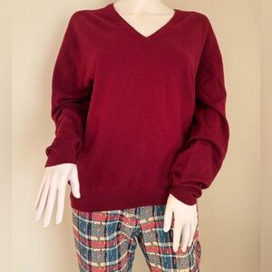 Pringle for Bullock’s Wilshire. V-neck sweater, wool. Size 42